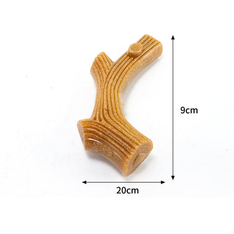 Durable dog chew toy with beef flavour